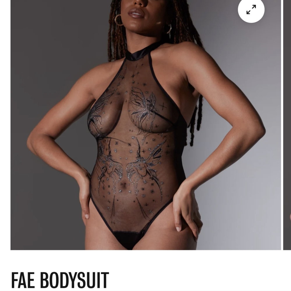 Fae thistle and spire bodysuit